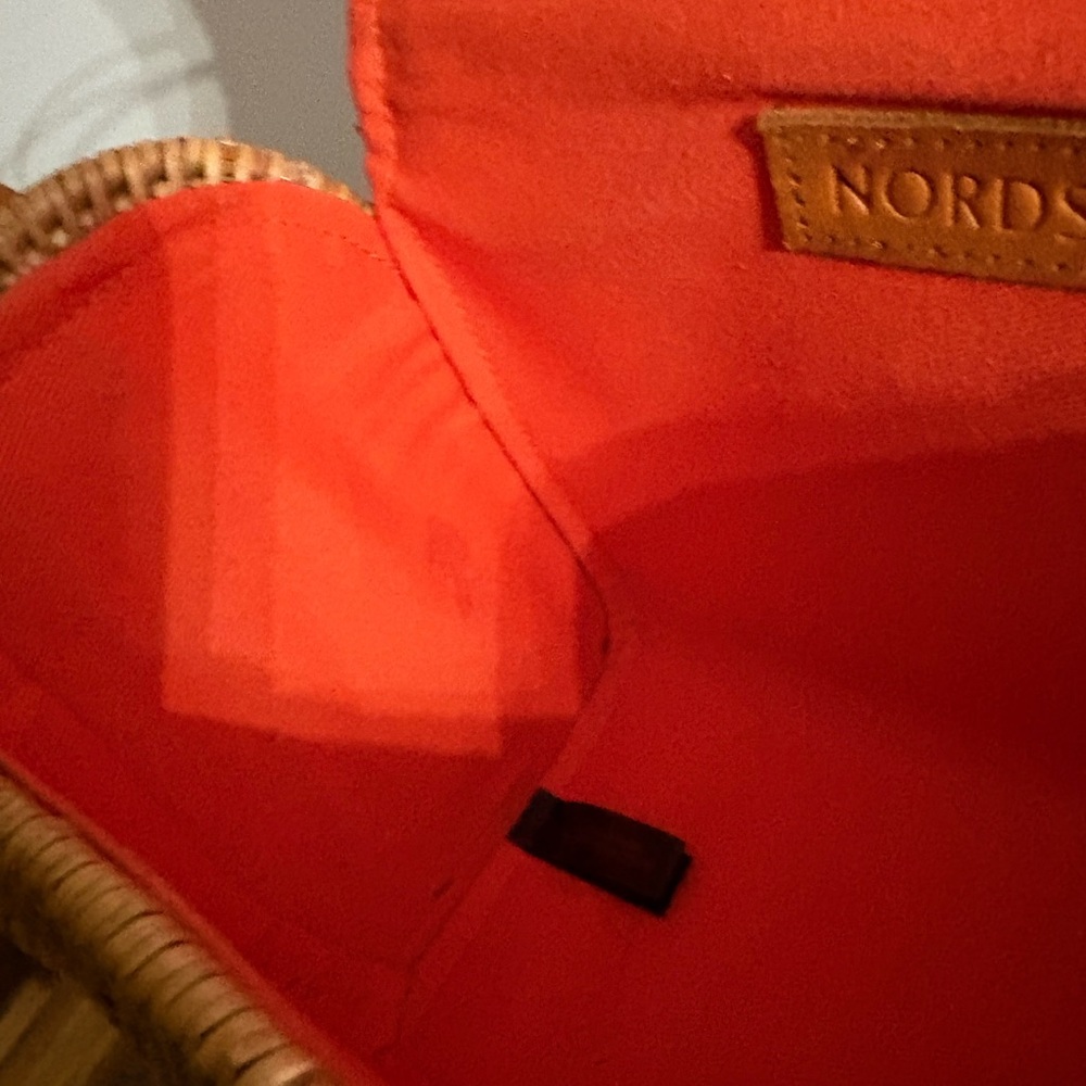 Nordstrom Brown Woven Crossbody Bag - Picture 4 of 6